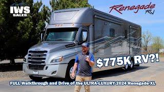 LUXURY ON WHEELS! This $775K Renegade Motorcoach Has EVERYTHING (2024 Renegade XL Full Walkthrough)