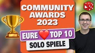 Eure TOP 10 SOLO BRETTSPIELE 2023 - welche Spiele euch begeistert haben!