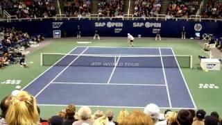 SAP Open 2010 at HP Pavilion - Andy Roddick vs Sam Querrey - Final Tie-break - Semi Finals - HD 720p
