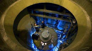 Bizarre Radioactive fluorescence inside the nuclear reactor