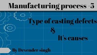 Casting Defects - Types of casting defects and it's Cause - Part 5