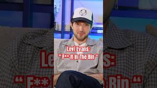 Levi Evans Says Expletives Are More Common in Europe