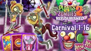 The Magical Carnival has started...  New world of Caliginous Carnival + Almanac | PvZ 2 Reflourished