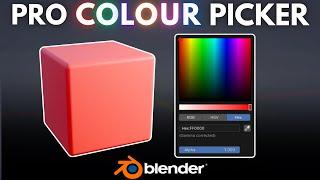 Use a Professional Colour Picker in Blender!