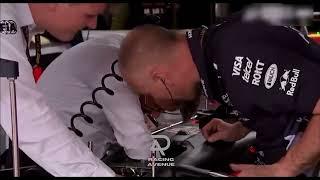 Footage: RedBull mechanics showing FIA How Bib Device Works!