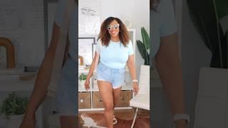 Amazon Baby Tee #curvyfashion #amazonfashion #midsizestyle #curvy #springstyle #curvygirloutfits