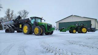 Winter Storms on The Way-Time to Stack the New Shed