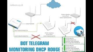 Monitoring DHCP Rogue pada Mikrotik dengan BOT Telegram