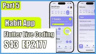 [Flutter] Flutter Live Coding EP2177 (Habit Journal App UI Part 5)