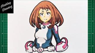 How to Draw Ochaco Uraraka - My Hero Academia