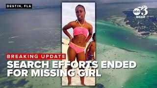 Deputies end search for missing 10-year-old Arkansas girl in Destin waters