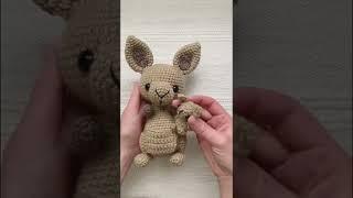 Easy Kangaroo and Baby #Crochet Pattern | #amigurumi