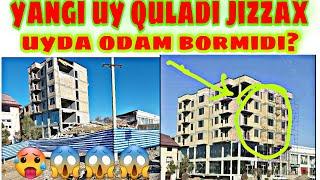 QULAGAN UYDA ODAM BORMIDI? QURILISHI TUGAMAGAN| JIZZAX UY QULASHI