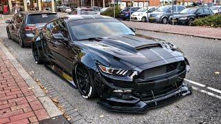 FORD MUSTANG GT V8 5.0 W/ ALPHA ONE BODYKIT INSANE REVS ACCELERATIONS & MORE