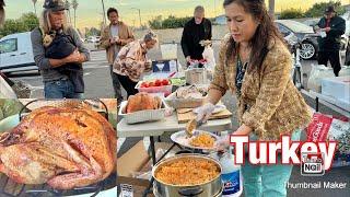 Cooking Big Turkeys  For The Homeless People  Early Thanksgiving  2024