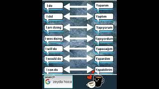 учим турецкий и Zeyda hoca || " DO " grammer in Turkish