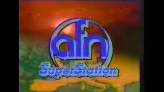 AFN Europe SuperStation End Of Programming Day Switch To AFRTS SatNet 1990     1341