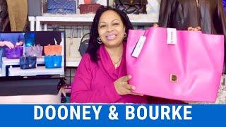Unboxing the Stylish DOONEY & BOURKE Wexford Leather Flynn Shoulder Bag In *MAGENTA* #dooneybag