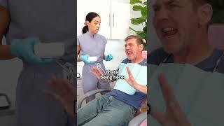 angry man hates the dentist #shorts