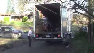 Lakeport Piano Movers Move Large Upright Paino