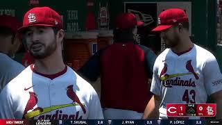 MLB The Show 25 Gameplay: Cincinnati Reds vs St. Louis Cardinals - (PS5) [4K60FPS]
