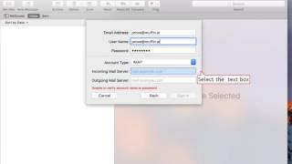 How to Configure Zimbra in OSX Mail