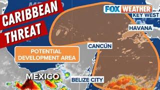 Potentially Impactful Threat Brews In Caribbean As System Expected To Track Into Gulf Of Mexico