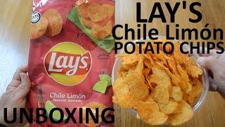 Unboxing Lay's Chile Limón Flavored Potato Chips