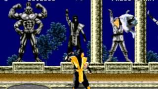 Mortal Kombat 1 Sega Genesis Very Hard Playthrough Scorpion