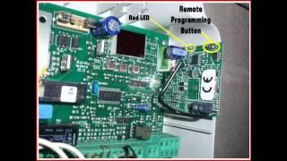 Programming a FAAC 787542 gate remote