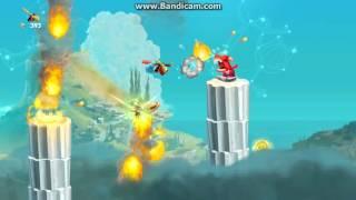 Rayman Legends (Ур. 5-1) Поднять щиты... и опустить (Как собрать всех люмов)