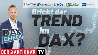 DAX-Check: Carl Zeiss Meditec, Heidelberg Materials, Hypoport, LEG Immobilien, Rheinmetall, Traton