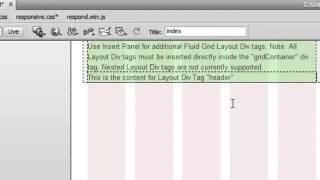 Как создать responsive резиновый сайт в Dreamweaver CS6   Урок 4
