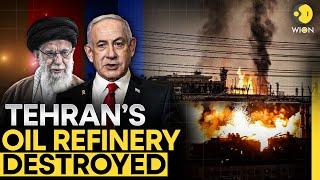 Iran's Oil Refinery Destroyed! | Israel Strikes Iran | Israeli Jets Roar Inside Tehran | War LIVE