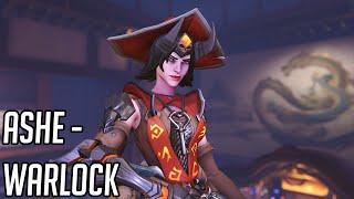 Ashe "Warlock" Skin Showcase - Overwatch 2