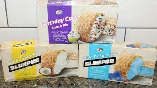 7-Eleven 7 Select Snack Pies: Birthday Cake, Slurpee Piña Colada & Slurpee Blue Raspberry Review