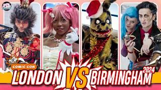 COSPLAY FROM MCM LONDON VS MCM BIRMINGHAM SHOWDOWN  ft. Arcane, Hazbin, Deadpool, FNAF, and MORE!