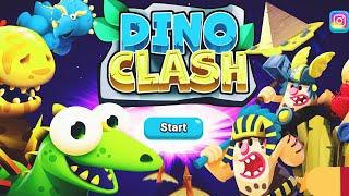 DINO CLASH Gameplay Part #1 ; Dinosaur Battle