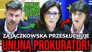 ZAJĄCZKOWSKA VS ŚMISZEK I PROKURATOR GENERALNA W EUROPARLAMENCIE!