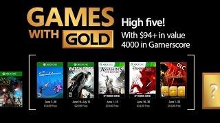 Games with Gold – Июнь 2017 бесплатные игры (XONE)