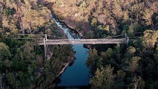 DJI Mavic Mini cinematic views of Maldon Bridge Picton NSW  Australia