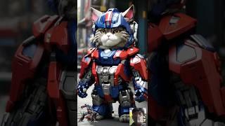 All robot transformer cats version #transformers #shorts