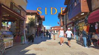 SIDE APRIL Walking tour through Old town TÜRKIYE currently