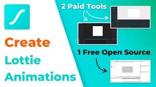 3 Softwares to Create Lottie JSON Animations