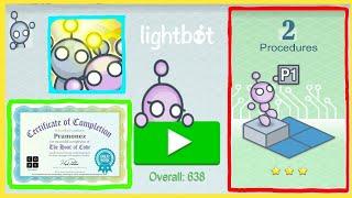 Lightbot Programming Puzzles - PROCEDURES All Levels