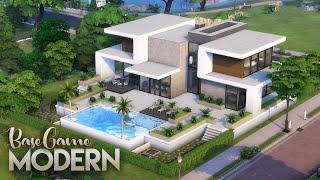 BASE GAME MODERN HOUSE | NO CC | The Sims 4: Speed Build