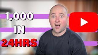 HOW TO GET YOUR FIRST 1,000 SUBSCRIBERS ON YOUTUBE IN 1 DAY 2020 (Get 1000 subscribers FAST)