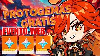 NUEVO EVENTO WEB - PROTOGEMAS GRATIS!!! - GENSHIN IMPACT