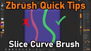 Zbrush Quick Tips: Slice Curve Brush