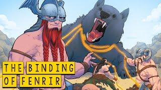 Fenrir: The Binding of The Dreadful Wolf Son of Loki  - Norse Mythology in Comics - See U in History